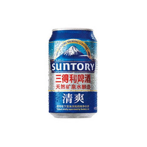 330ml 6三得利清爽啤酒
